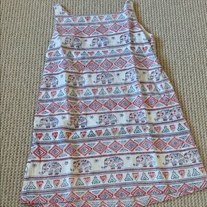 Roberta Roller Rabbit Multicolor Elephant Pattern Kids Dress